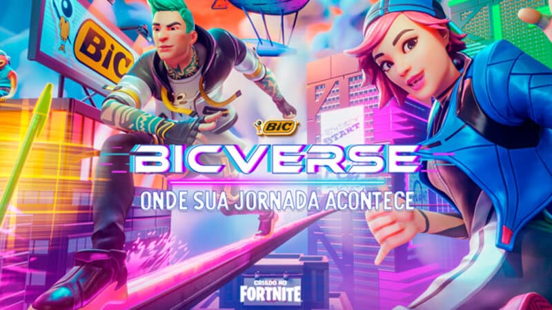 BIC anuncia chegada ao metaverso com gameplay épica no Fortnite